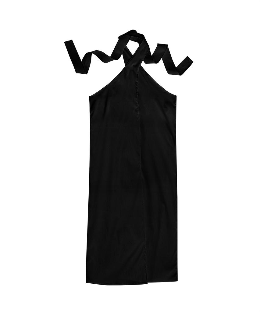 Teulimingbeodeu Layered Scarf Wrap [ Black ]