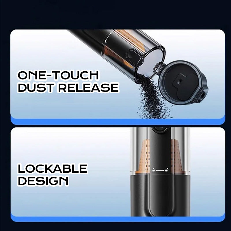 Car Vacuum Cleaner Household Wireless Small Large Suction Mini Handheld Suction Blow Integrated Locomotive Pet Home Three