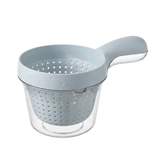 3Pcs Double Layer Drain Basket with Handle 2-in-1 Strainer Storage Container Small Vegetable Fruit Mini Berry Tomato Grape Washing Colander Bowl