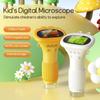 Portable Microscope with Display Screen,USB Charging Function. To Explore the Microcosmic World and Holds the Significance of Enlightenment Education.