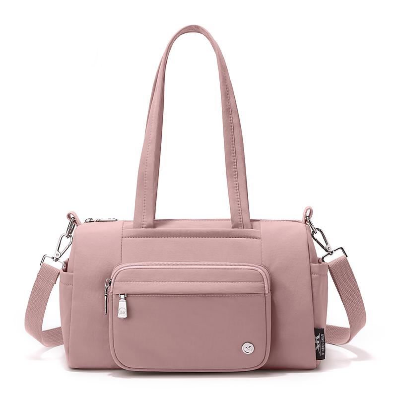 Solid Color Large Capacity Shoulder Bag Women's Tote Bag