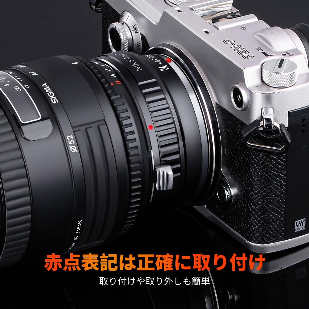 Concept Mount Adapter Nikon F Mount Micro Four Thirds Conversion Nikon Compatible F Mount Lens to Micro Camera Mount Conversion Adapter for Micro Four