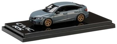 Hobby Japan HJ64 Escala Honda Civic RS Custom Cinza Sônico Finalizado HJ642046BGY Versão 1/64, Pérola, Modelo,