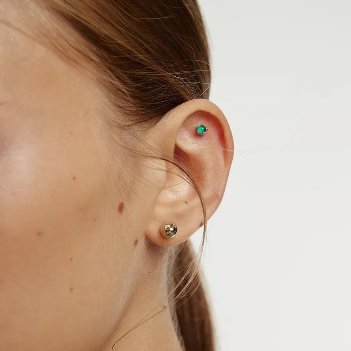 Arc-en-ciel Green Onyx Piercing JG3PIO53