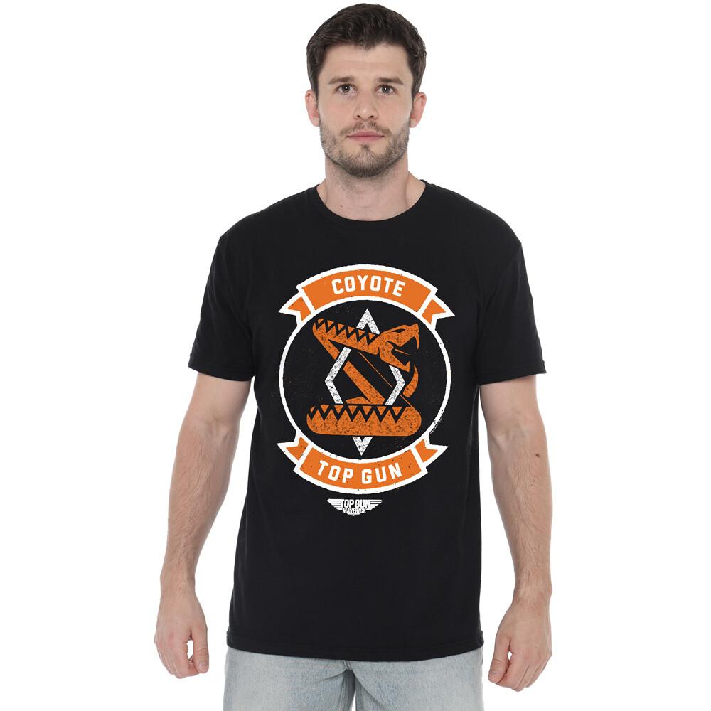 Top Gun Coyote Logo T-Shirt S-2XL, Black Unisex T-Shirt S