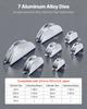 Rohrbieger-Set, 6 mm bis 22 mm, Kompakter Ratschen-Rohrbieger, Vorwärts-/Rückwärts-Handbiegewerkzeug, mit 7 Aluminiumlegierungs-Formen, für Kupfer-HVAC
