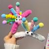 1pc Cute Plush Funny Hair Claw Clip Autumn And Winter Twist Stick Soft Cute Hair Claw Clip Headwear