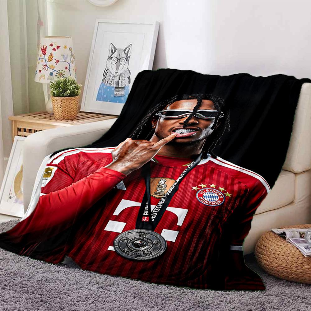 Player Trophy Victory Blankets Flannel Printed Breathable Warm Throw Blanket for Home Office Bedspreads 0708a44