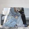 Hajime Kashimo Jujutsu Kaisen Blanket Quality Warm Soft Throw Blanket Winter Child Couch Chair Fluffy Bedspread