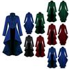 Luxurious Women Vintage Medieval Tuxedo Gothic Tailcoat For Role Playing And Halloween