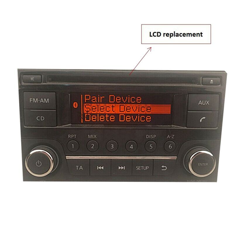 AA92-LCD Screen Display For Nissan Juke Qashqai X-Trail Frontier Note Navara Equator