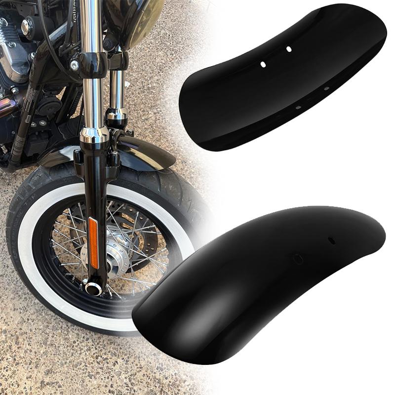 

Motorcycle Accessories Custom Short Mudguard Black Front Fender Guard Cover For Harley Sportster Iron XL1200X 48 2010-2019 2020 чёрный