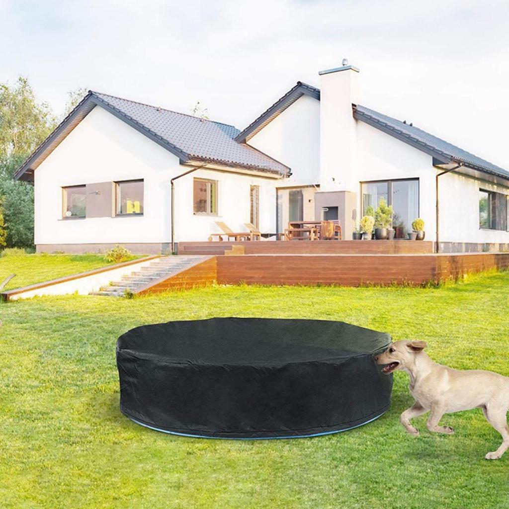 Pool Cover Aboved Ground Safety Swimming Pool Covers Waterproof Pool Blanket Covers for Round Pool Frame Pools