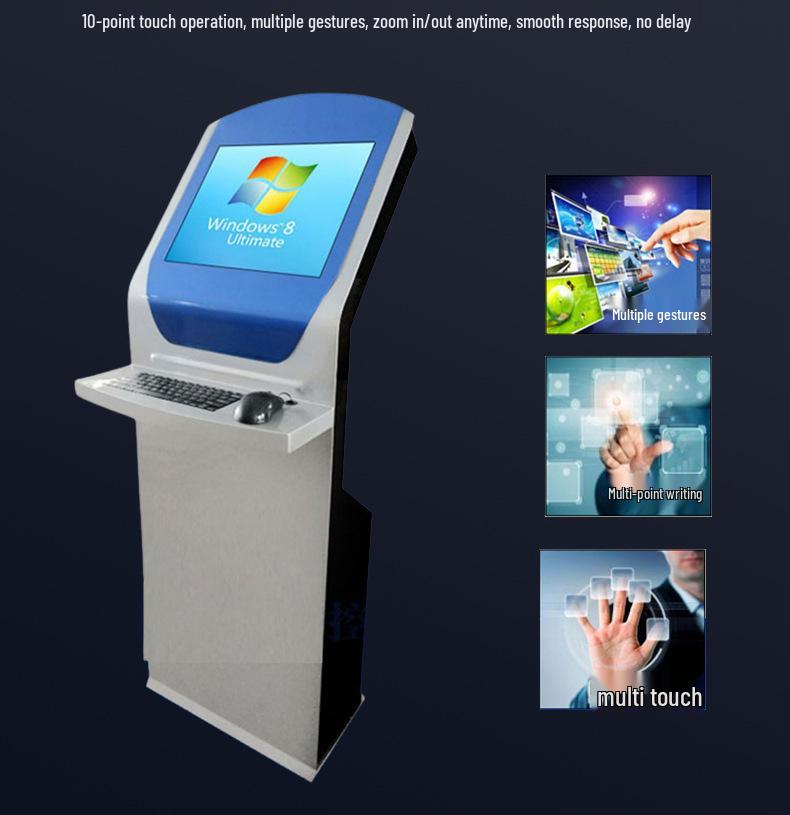 Smart Floor-Standing Touchscreen Terminal: 17/19/21.5 Inch Self-Service All-in-One Inquiry Machine