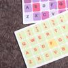 1Pc English Keyboard Sticker Makaron Color Key Sticker Desktop Computer Sticker