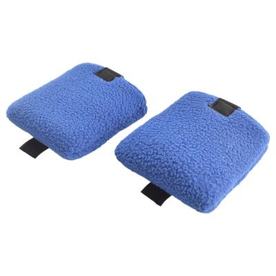 1Pair Fleece Wheelchair Foot Pads Pedal Covers Enhances Support and Anti Slip Protections for Various Conditions