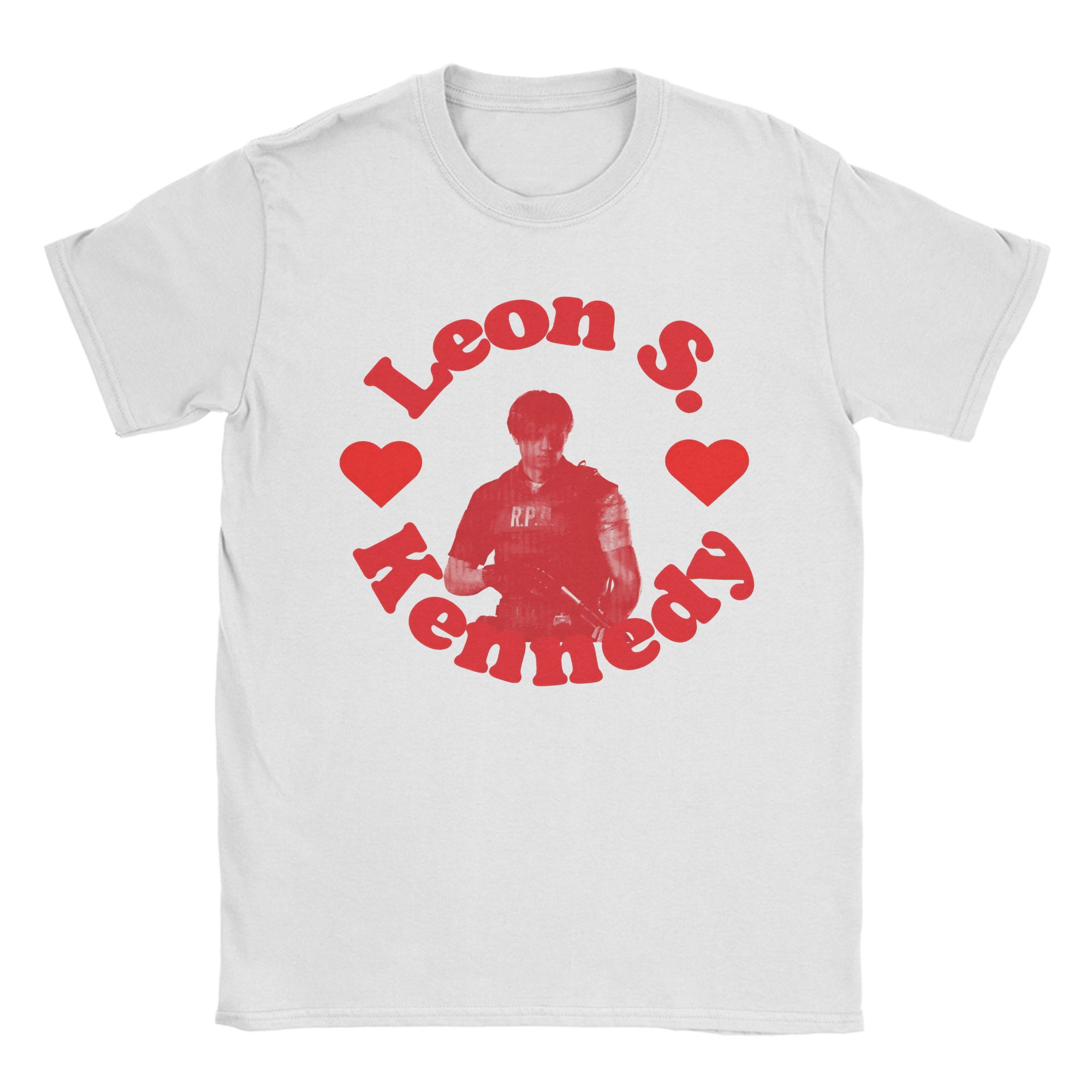 

Grace Ashcroft Leon Kennedy Men T Shirts Unique Tees Short Sleeve Crew Neck T-Shirt 100% Cotton Gift Idea Clothing S
