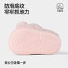 Bag heel children's cotton slippers winter home indoor warm and velvet cute girl heart parent-child women's cotton