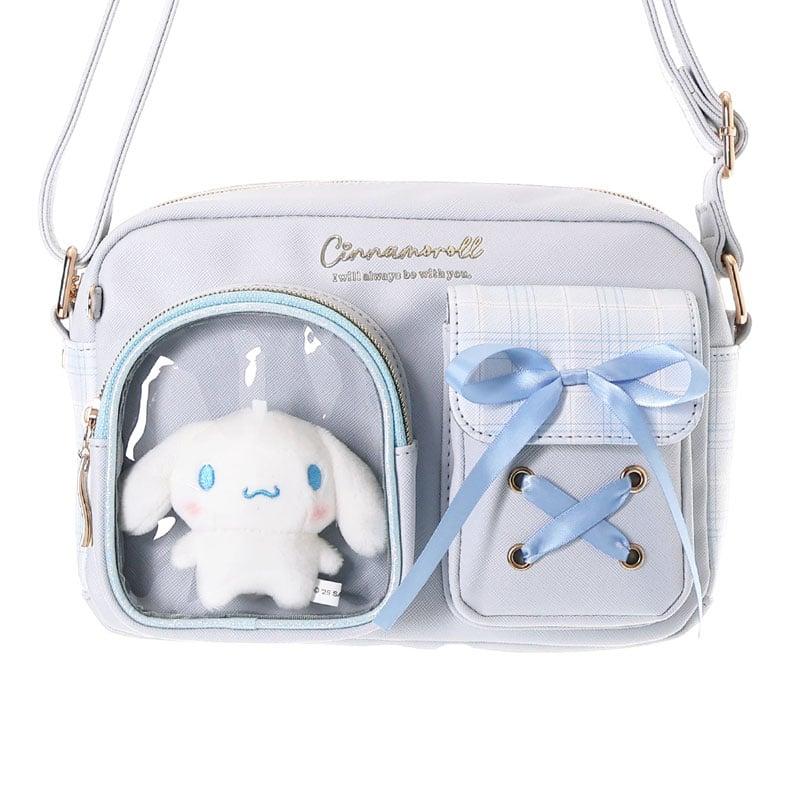 Sanrio Shoulder Bag with Plush doll Cinnamoroll Japan NEW Sanrio Characters