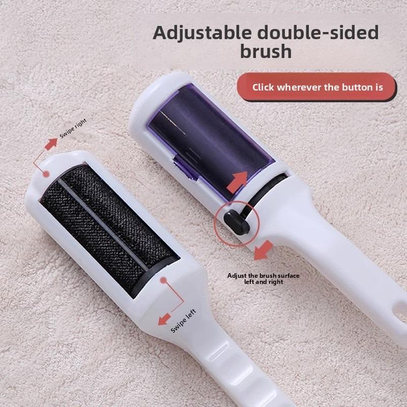 Micro Static Cling Remover for Clothes - A Dry Cleaning and Dust Removal Brush with Bristles for Removing Hair From Coats and Clothes.