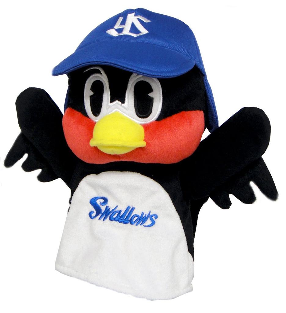 Tokyo Yakult Swallows Official Merchandise Tsubakuro Hand Puppet Stuffed Toy Height 25cm