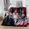 2023 M3GAN Horror Movie Throw Blanket Mysterious Character Soft Plush Fleece Lightweight Couch Bed Funny Halloween Friend Gift