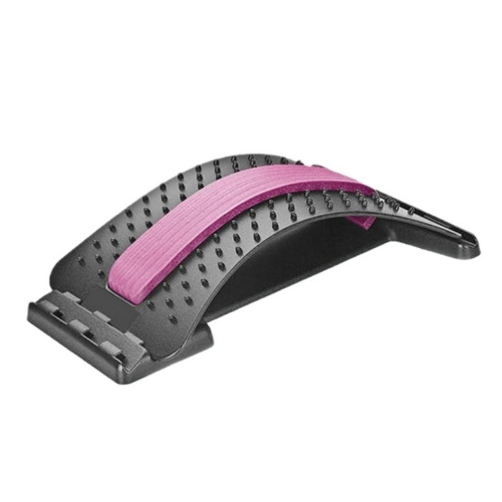Back Stretcher Multi-Level Adjustable Massager Waist Neck Fitness Lumbar Cervical Spine Cervical Spine Support Massager Lying