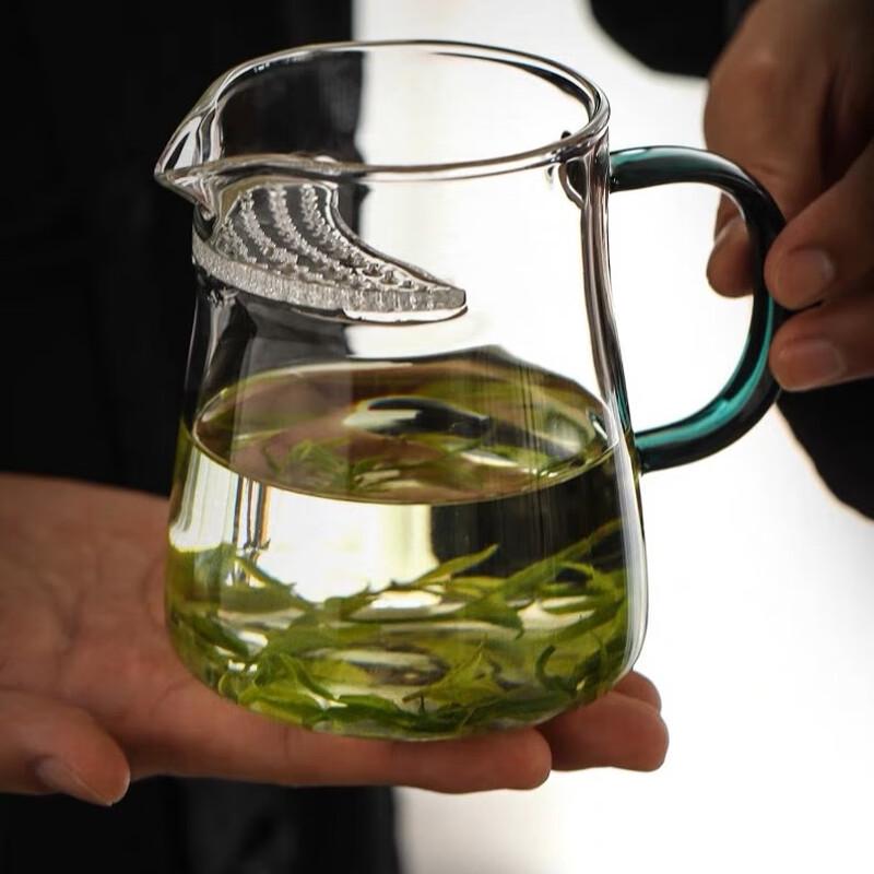 Shangqi Glass Crescent Tea Server with Infuser