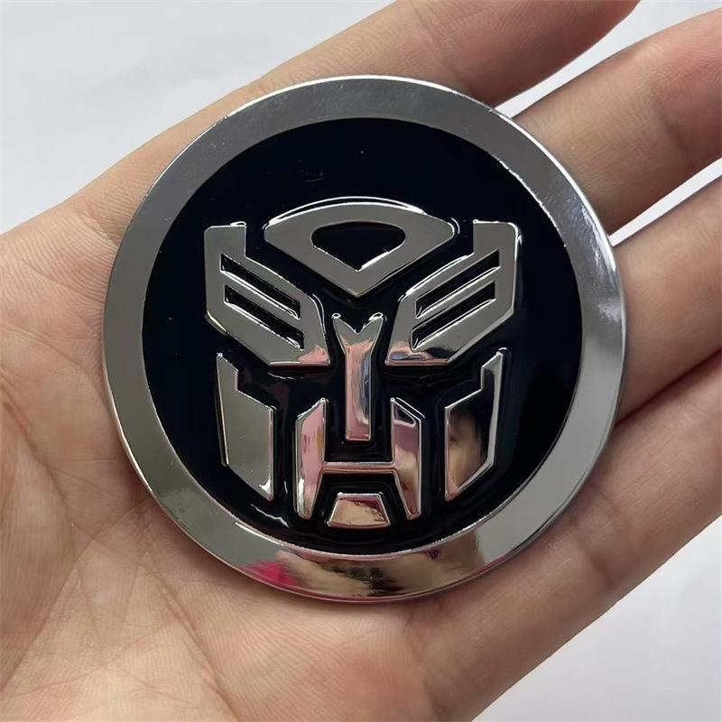 Transformers Movie Autobots Badge Decepticons Logo 3D Alloy Stickers Car Decorative Accessories Gift