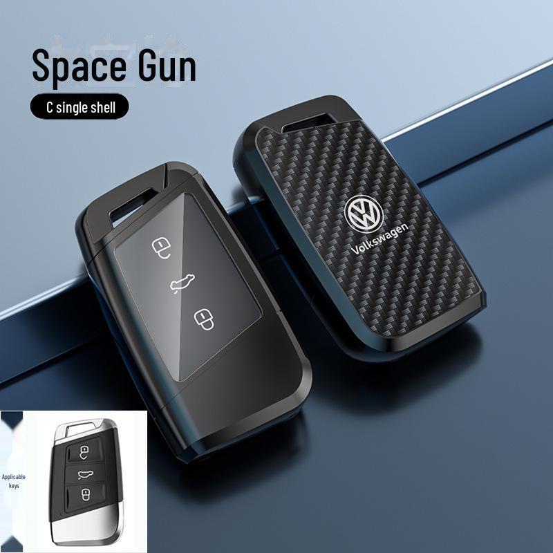 Kryt klíče Volkswagen Lavida pro 24 modelů - Sagitar, Tanyue, Tiguan, Bora a další - Skořepina s přezkou na tašku do auta - Chraňte své klíče stylově.