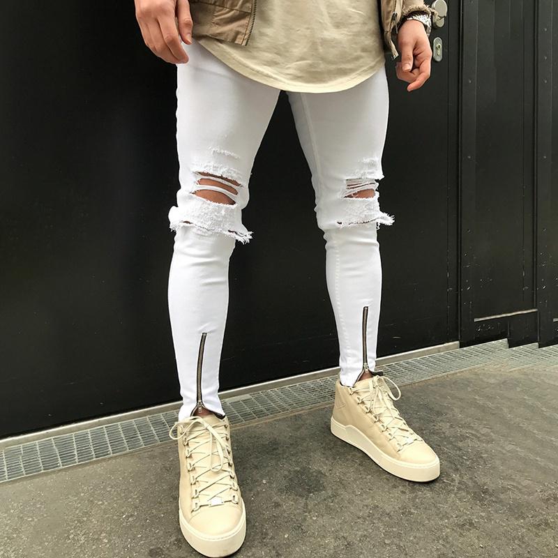men's skinny ripped jeans