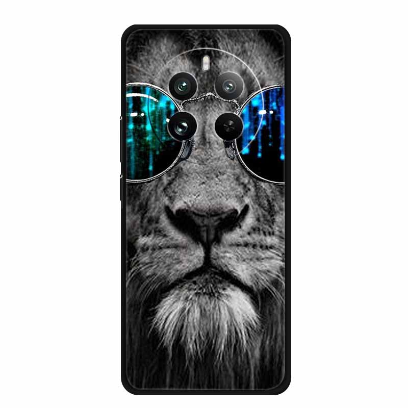 For Realme 12 4G 5G Case 12 Pro + Wolf Lion Silicone Cover For Oppo Realme 12 5G Phone Cases Soft TPU Fundas For Realme 12 Plus