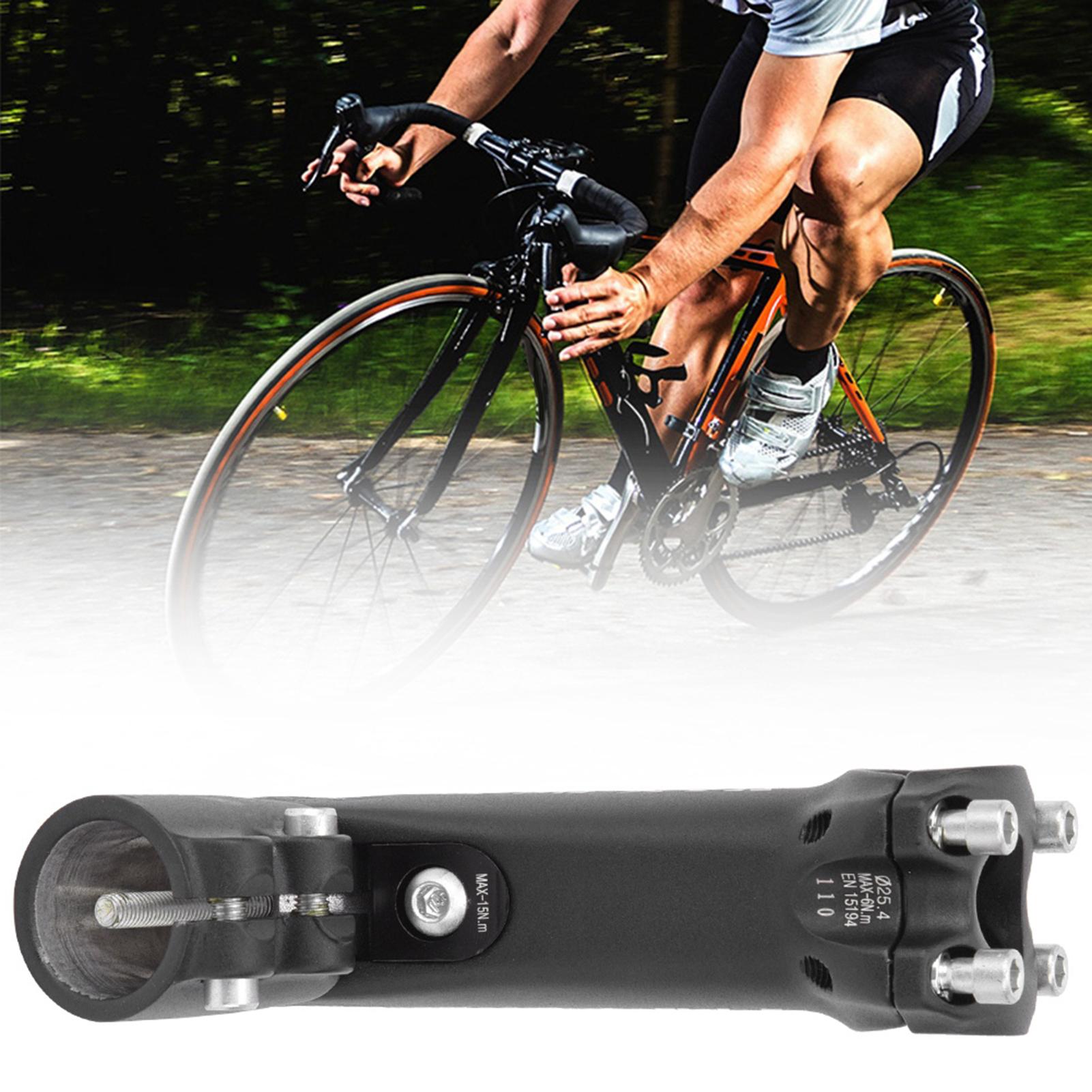 Aluminium Alloy Bicycle Stem Increased Adjustable Mountain Bike Extender Adapter Riser Accessory25.4x110