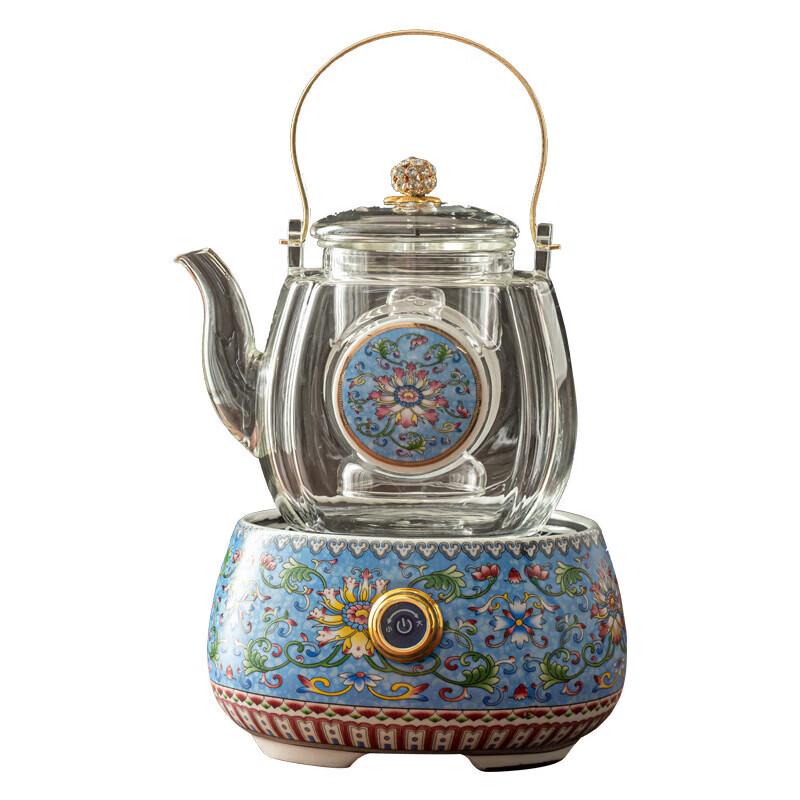 ChaXun Enamel Glass Tea Steaming & Boiling Pot Set