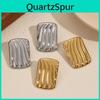 Stainless Steel Wave Pattern Earrings For Women Gift For Fashion Lovers