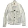 Big E Denim Jacket S White System Jeans Men's Used