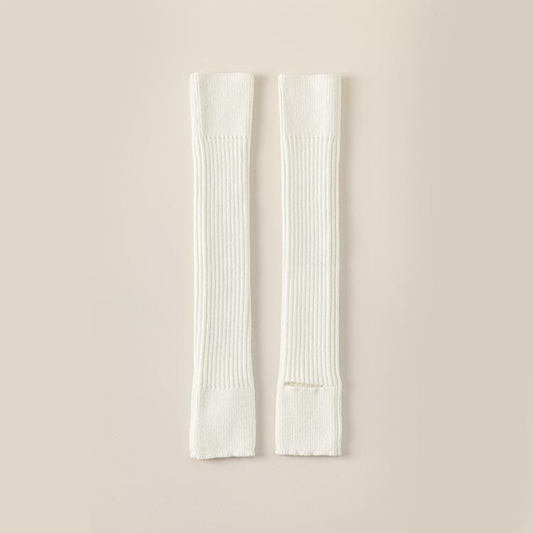 

Шерстяные носки для осени и зимы, теплые носки до икры, тепло до колена, махровые носки до икры для женщин 1 pair белый