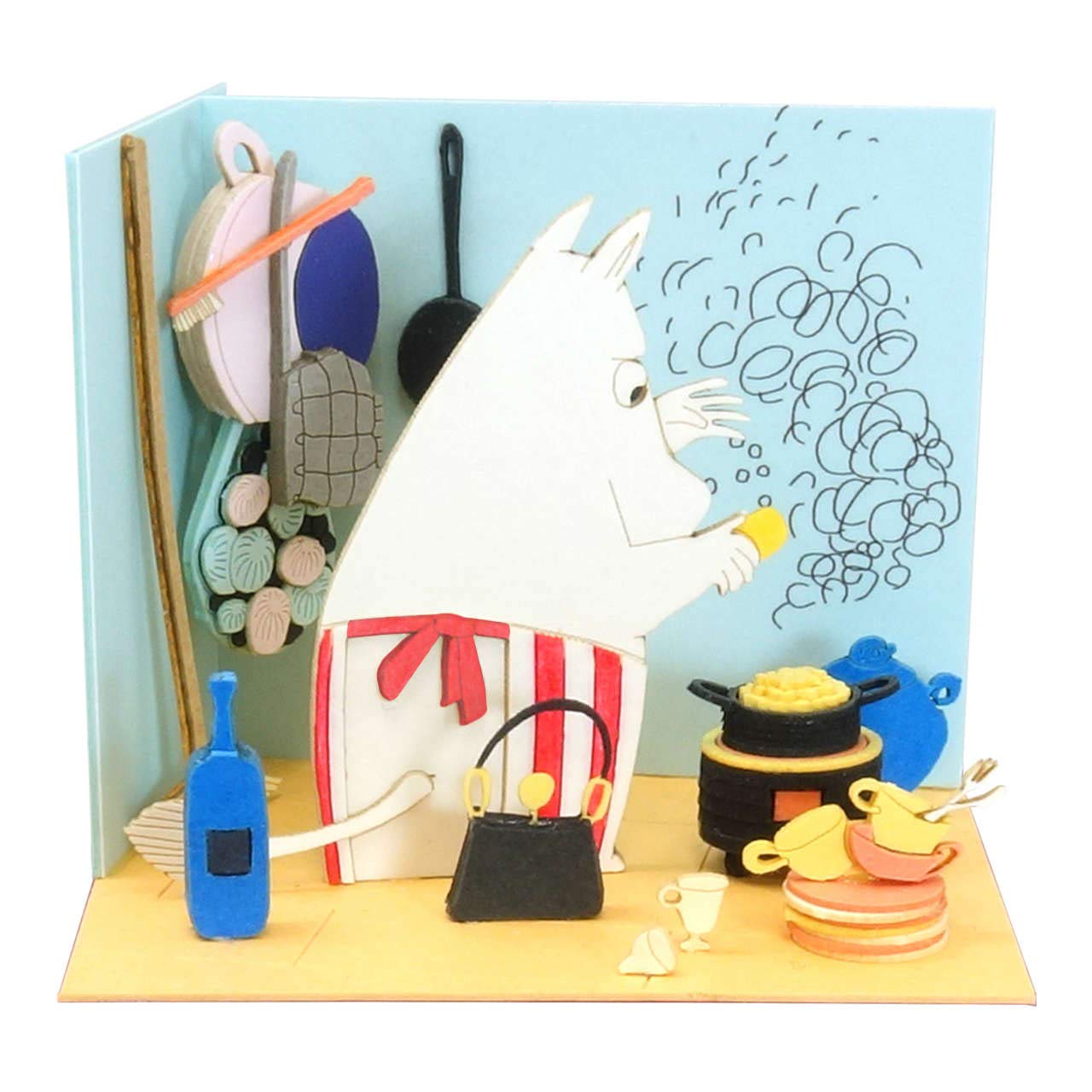 

Sankei Moomin mini series Mom Cooking Paper Craft MP09-08