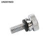 Black Chrome Seat Bolt Tab Screw Aluminum For Harley Touring Street Glide Road King Sportster 883 XL Softail Dyna Fatboy 96-2022