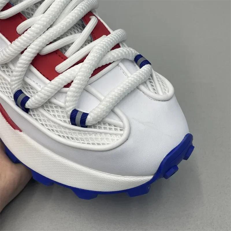 Pánské robustní tenisky síťovaná prodyšná obuv pro volný čas Návrhář bot na platformě běžecké boty pro muže Zvýšená sportovní obuv Tenis Masculino