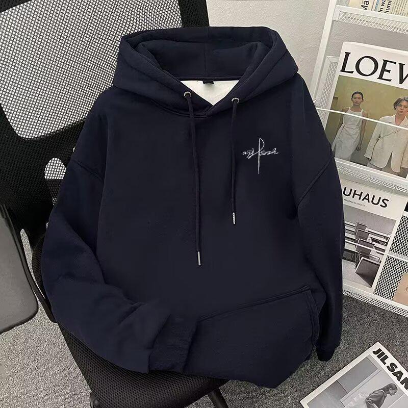 Men's Trendy Loose-Fit Hoodie: Spring & Autumn Casual Pullover Jacket