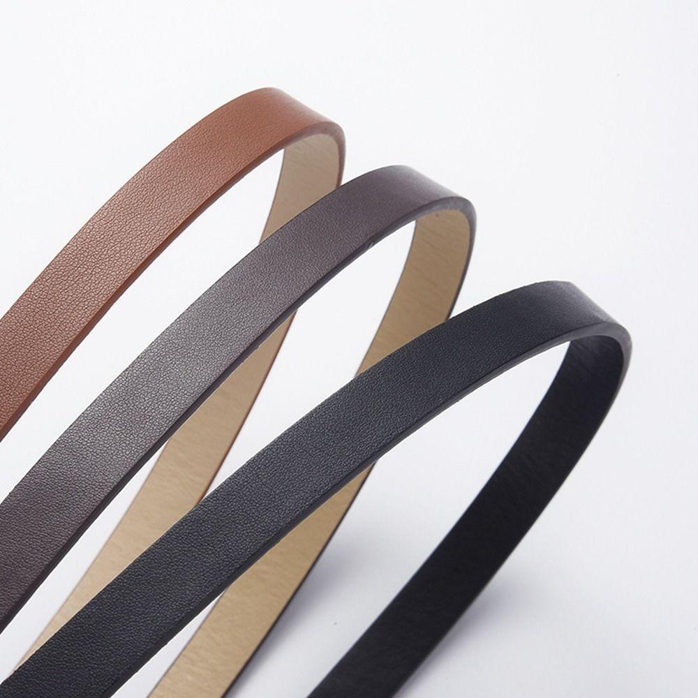 

Waist Belt Thin Belt Bowknot Buckle Pu Waistbands Sweet Bow Belt Female/Girls белый