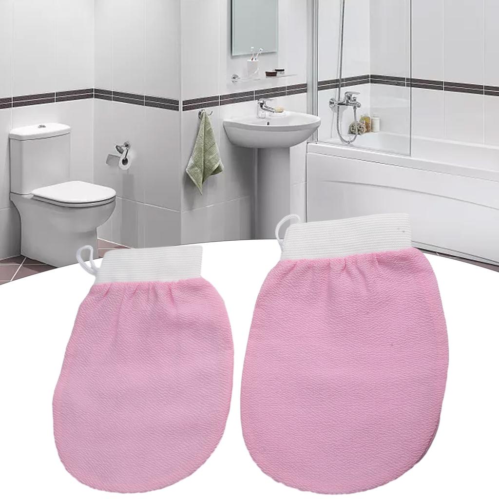 Bath Glove 1/2 Pcs Bath Scrub Exfoliating Glove/Mitt