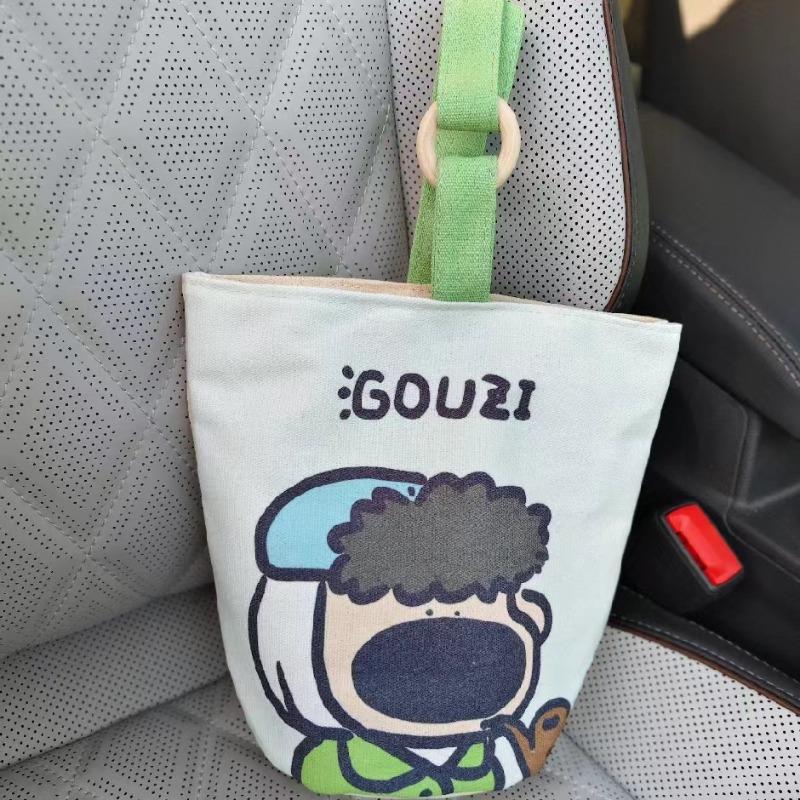 Office workers portable handbag canvas bucket bag cute bucket type handbag Bao Ma going out handbag
