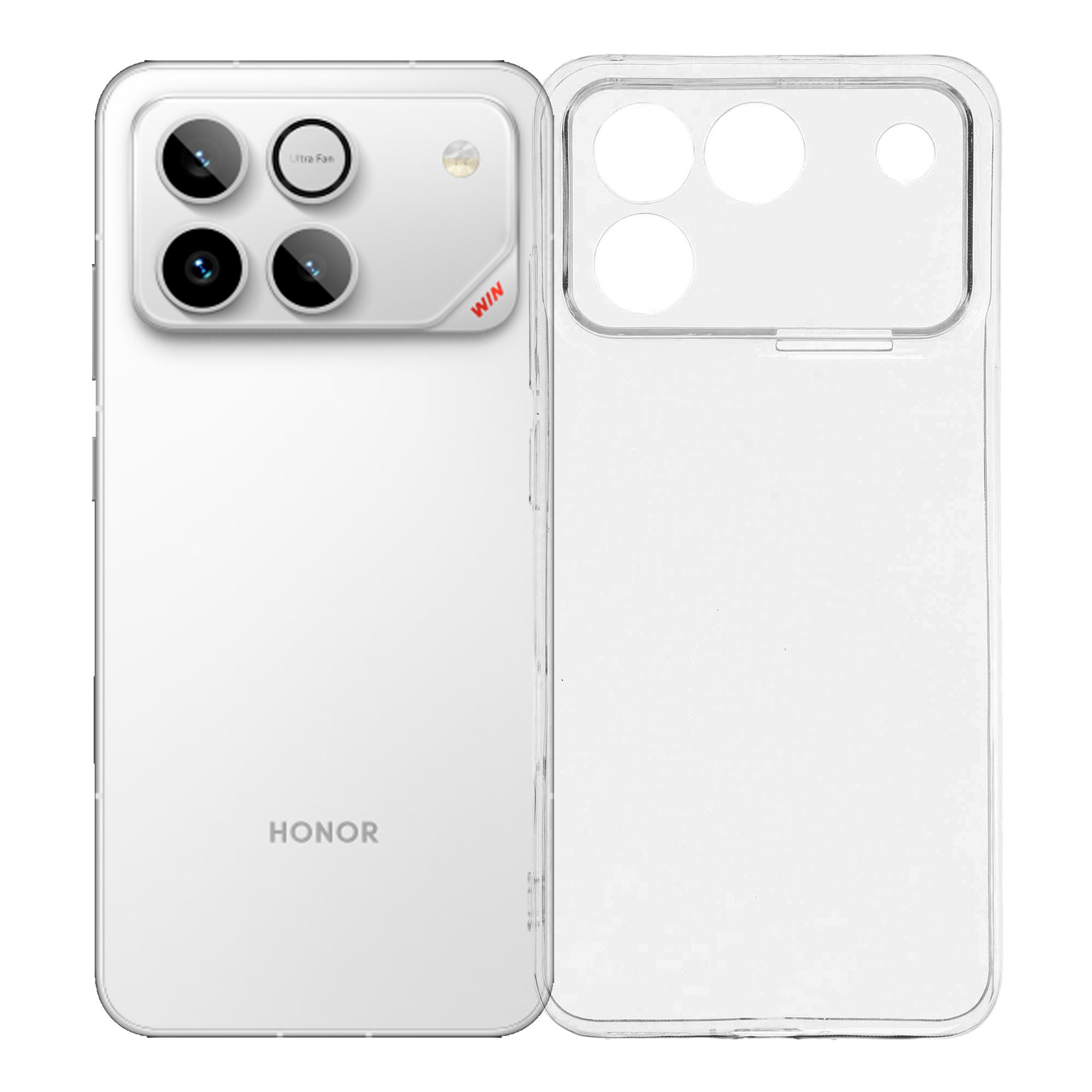For Honor Win 5G Back Cover Ultra Thin Flexible TPU Clear Phone Case