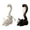 Katvormige Ringstandaard 3D Geprinte Kattenstaart Sieraden Displayhouder