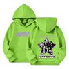 Kids Long Sleeve Letter Print Pullover Hoodie Loose Fit Casual Sweatshirt for Boys and Girls