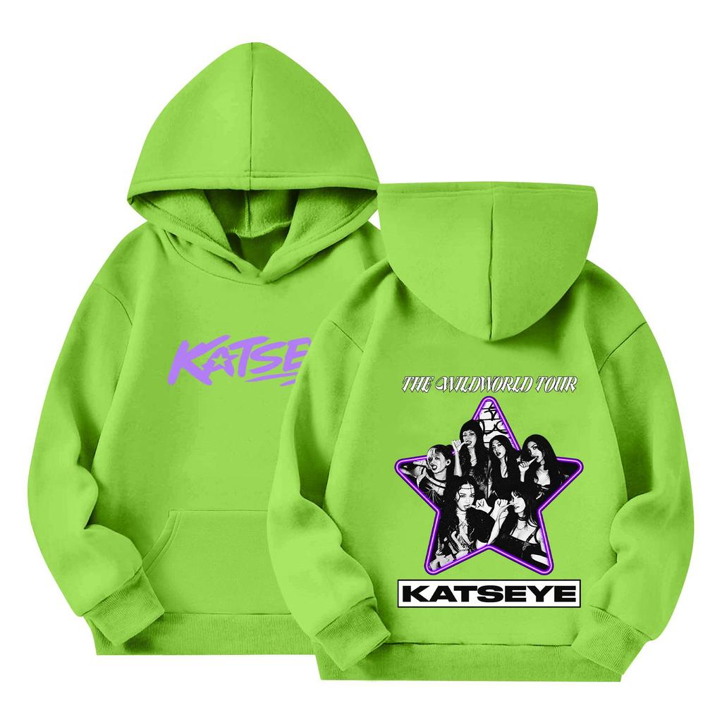 Kids Long Sleeve Letter Print Pullover Hoodie Loose Fit Casual Sweatshirt for Boys and Girls