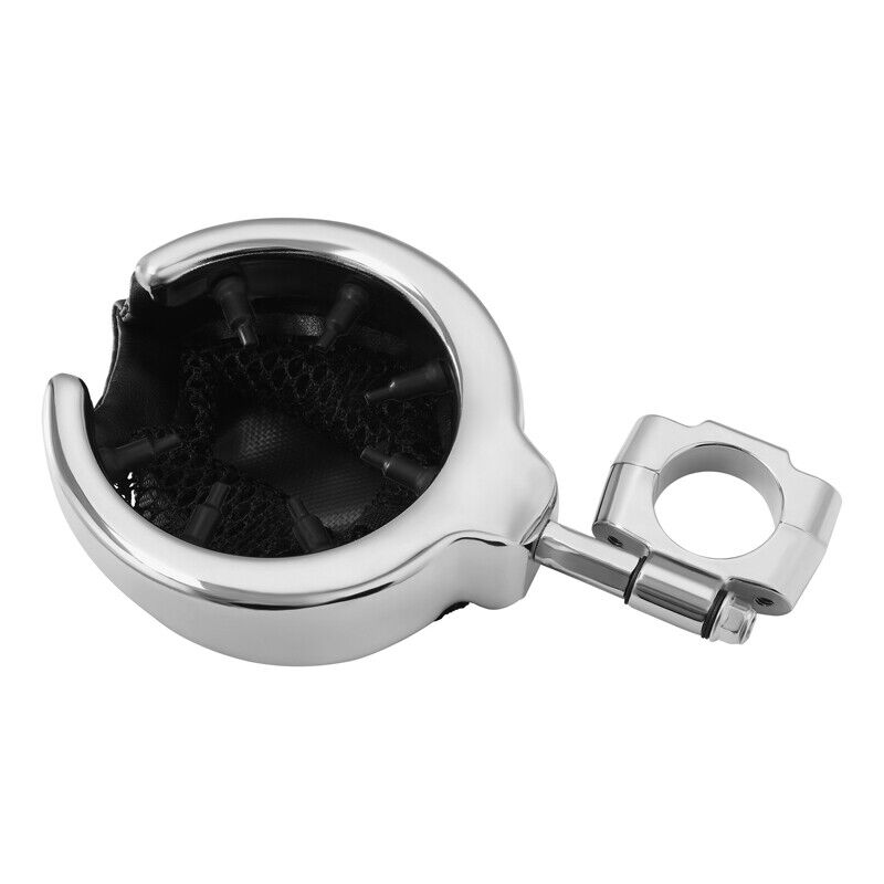 Universal Motorcycle 1.25" Handlebar Mount Drink Cup Holder For Harley