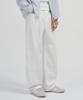TOFFEE Deep Curved Denim Pants (White)